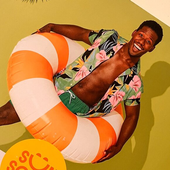 Swim Tube - Inflatable Pool Toy by Sun Squad (home/games/x) NEW - Picture 1 of 11